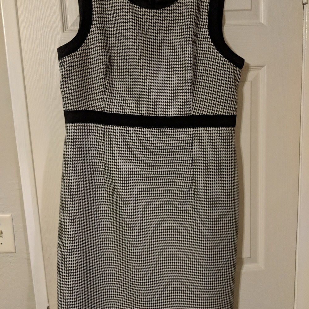 Houndstooth cocktail dress